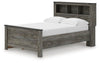 Frandern Full Bookcase Panel Bed with Storage