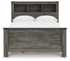Frandern Full Bookcase Panel Bed with Storage