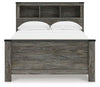 Frandern Full Bookcase Panel Bed