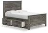 Frandern Full Panel Bed with Storage