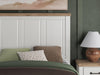 Savonport Queen Panel Bed with Storage - White/Brown (B4615B14)