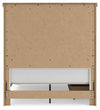 Savonport Full Panel Bed with Storage - White/Brown (B4615B19)