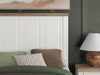 Savonport Full Panel Bed with Storage - White/Brown (B4615B19)