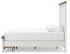 Savonport Full Panel Storage Bed - White/Brown (B4615B6)