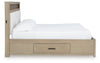 Calmoro Queen Bookcase Bed