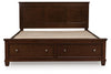 Danabrin California King Panel Storage Bed