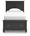 Lanolee Twin Panel Storage Bed