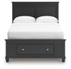 Lanolee Full Panel Storage Bed