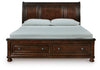 Porter California King Sleigh Storage Bed
