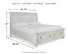 Robbinsdale King Sleigh Bed with Storage