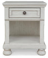 Robbinsdale Nightstand - Antique White (B742-91)