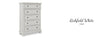 Chest 5-Drawer Richfield White