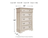 Realyn Chest of Drawers - Two-tone