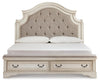 Realyn California King Upholstered Storage Bed