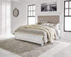 Kanwyn California King Panel Bed - Whitewash