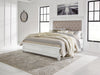 Kanwyn California King Panel Bed - Whitewash