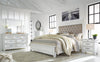 Kanwyn California King Panel Bed - Whitewash