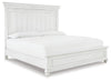 Kanwyn King Panel Bed - Whitewash