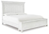 Kanwyn California King Panel Bed with Storage Bench