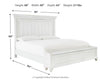 Kanwyn King Panel Bed with Storage Bench