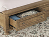 Feddinger King Storage Sleigh Bed