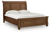 Zackaryn Queen Sleigh Storage Bed