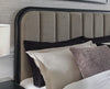 Rowanbeck King Upholstered Panel Bed