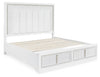 Chalanna King Upholstered Storage Bed