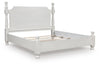 Rowlenstown Queen Poster Bed - Antique White
