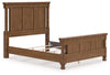 Rowlenstown Queen Poster Bed - Brown