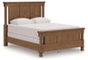 Rowlenstown Queen Poster Bed - Brown