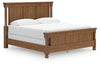 Rowlenstown California King Poster Bed - Brown