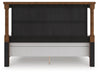 Rowlenstown California King Poster Bed - Brown