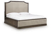 Wickenger California King Upholstered Panel Bed