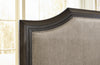 Wickenger California King Upholstered Panel Bed