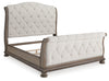 Ardenfield King Upholstered Sleigh Bed