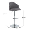 Ahoy Adjustable Barstool - Set of 2