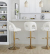 Ava Upholstered Adjustable Barstool - Set of 2