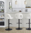 Ava Upholstered Adjustable Barstool - Set of 2
