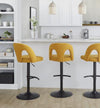 Ava Upholstered Adjustable Barstool - Set of 2