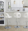 Ava Upholstered Adjustable Barstool - Set of 2