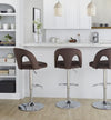 Ava Upholstered Adjustable Barstool - Set of 2