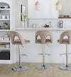 Ava Upholstered Adjustable Barstool - Set of 2