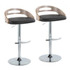 Cassis Adjustable Barstool - Set of 2