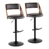 Cecina Adjustable Barstool - Set of 2