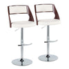 Cecina Adjustable Barstool - Set of 2