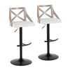 Charlotte Adjustable Barstool - Set of 2