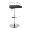Charlotte Glam Adjustable Barstool - Set of 2