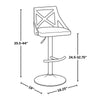 Charlotte Adjustable Barstool - Set of 2