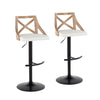 Charlotte Adjustable Barstool - Set of 2